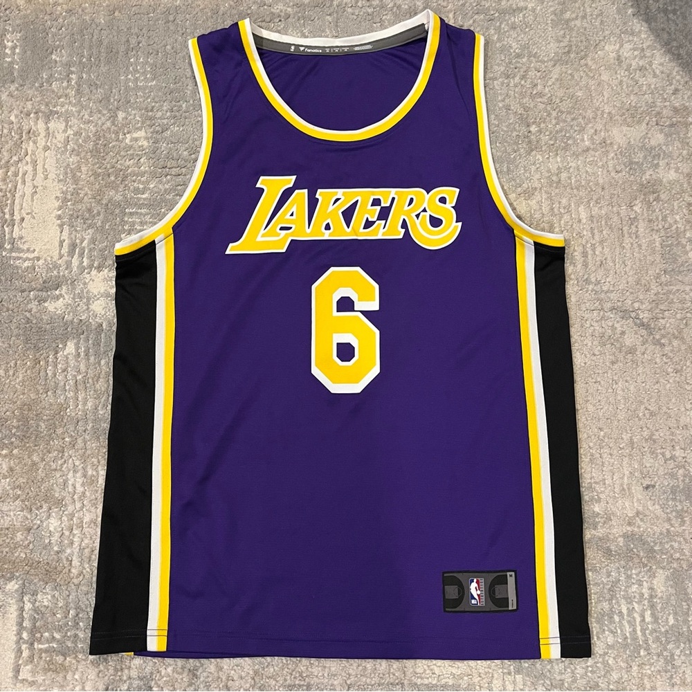 LA Lakers Lebron James Jersey 6